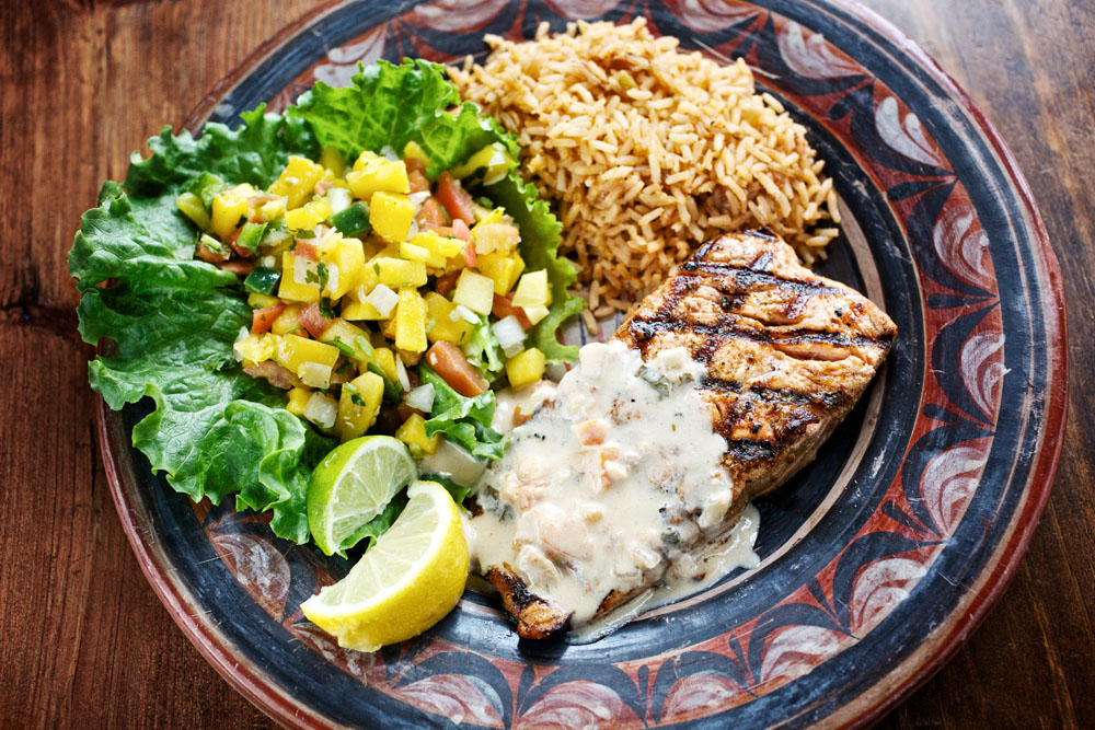 grilled chicken and rice